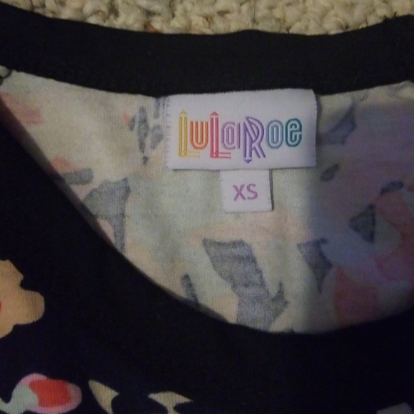 Lularoe Randy Floral XS - Picture 2 of 4